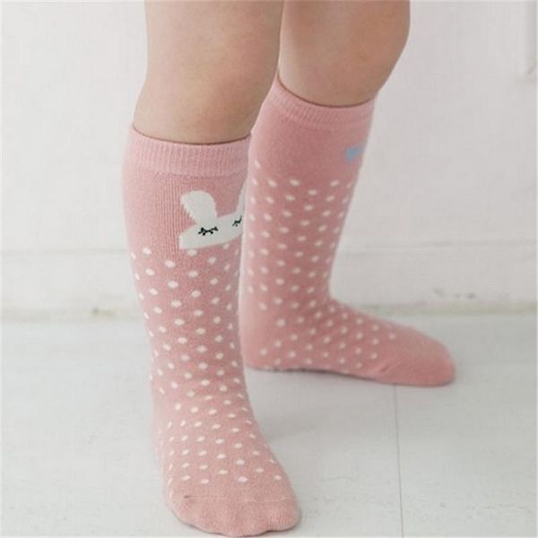 socks children animal cotton baby kids cute knee high long for toddler girl clothing accessories, Pink;yellow